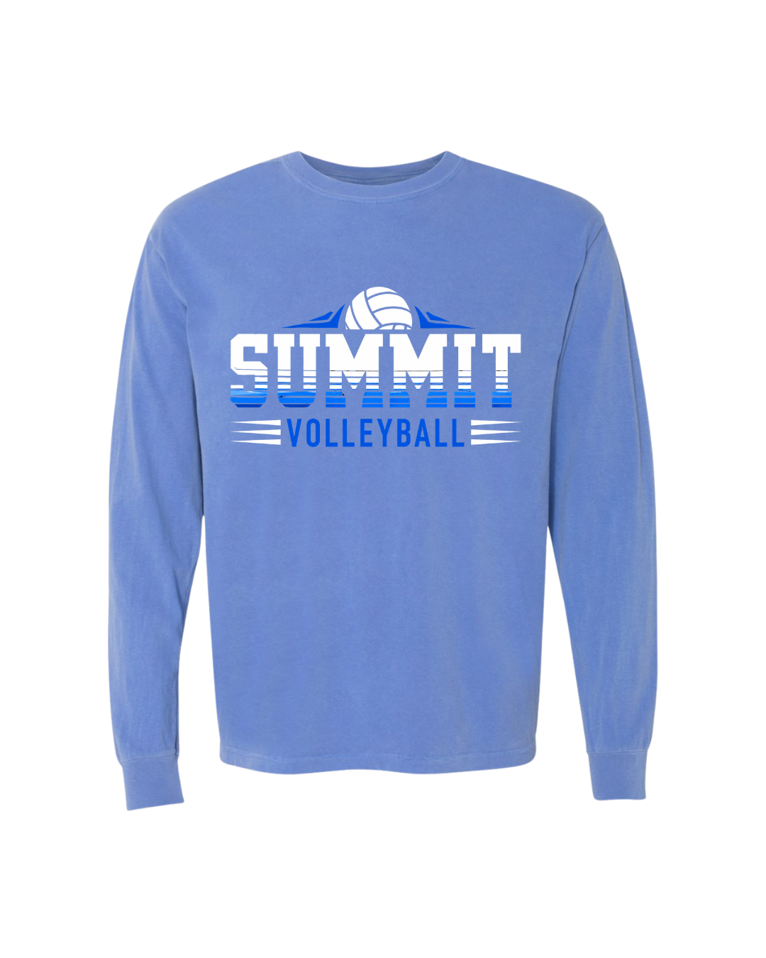 Comfort Colors Long Sleeve Tee Blue