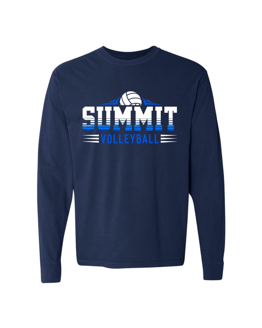 Comfort Colors Long Sleeve Tee Navy